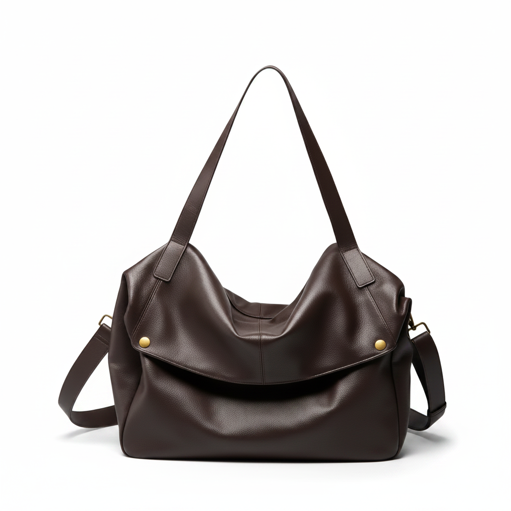Large Cowhide Tote Bag – Travel Shoulder Bag