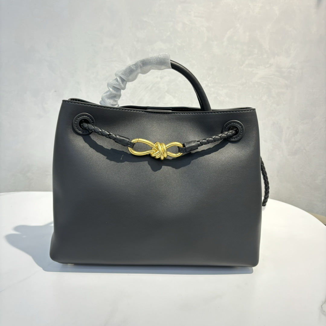 Large Capacity Cowhide Leather Tote Bag for Women