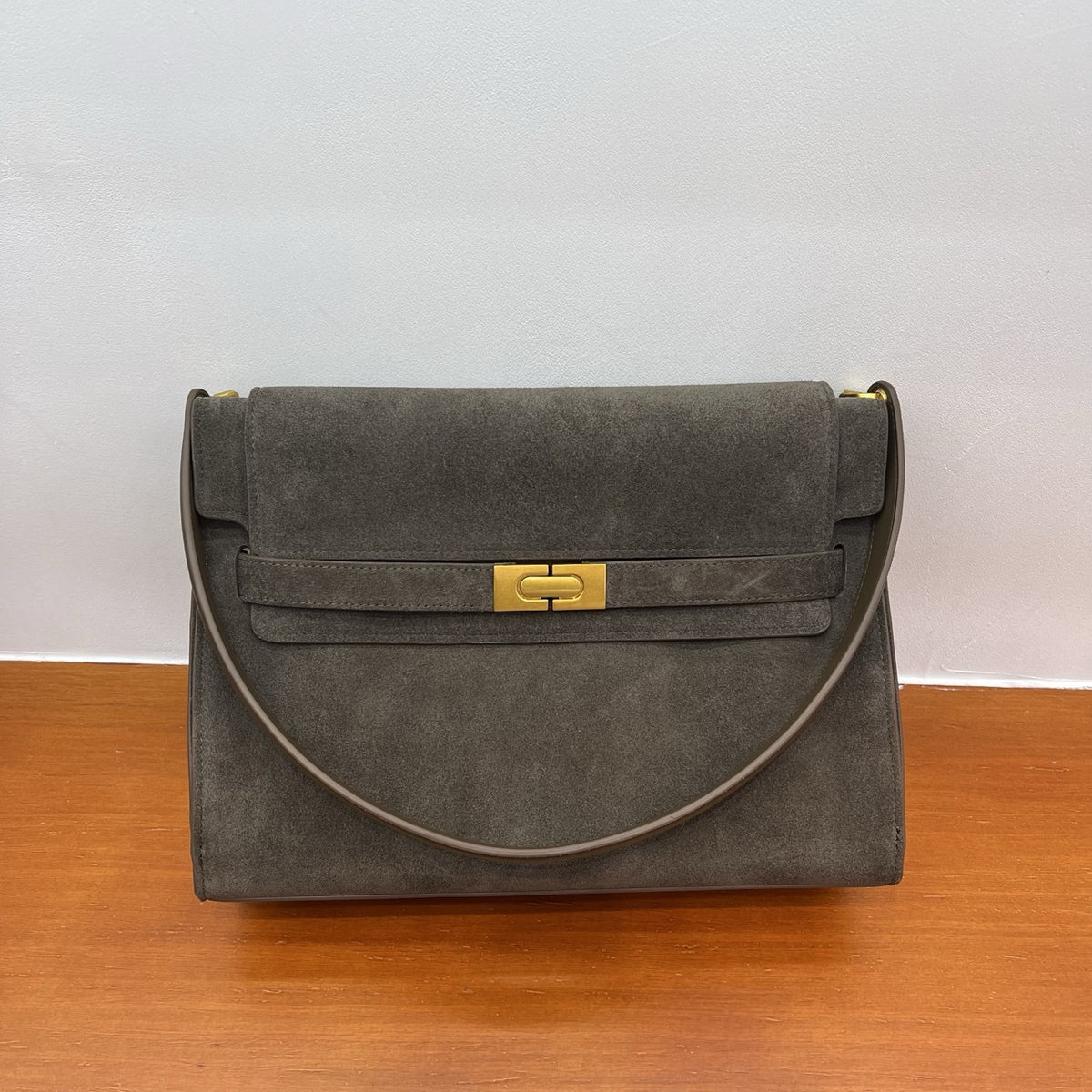 Nubuck Suede Mini Tote & Crossbody Bag