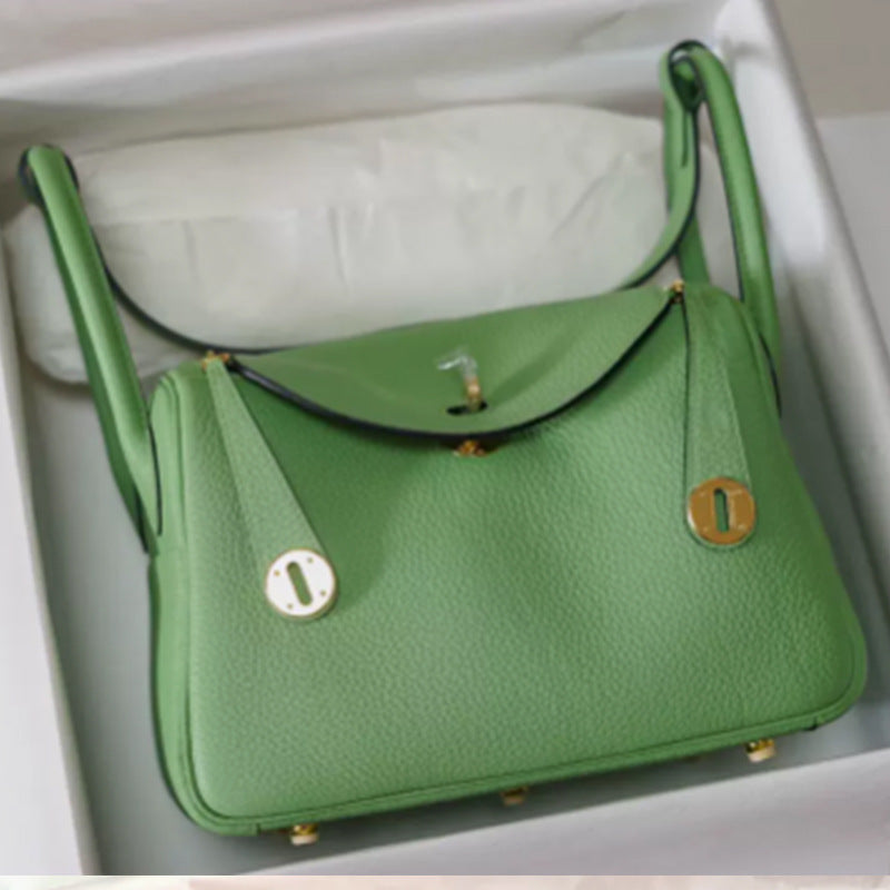 Women’s Top-Grain Leather Crossbody Bag – Soft Minimalist Shoulder Handbag