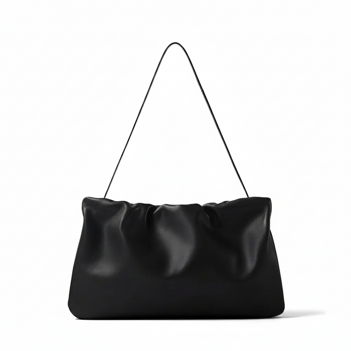 Lambskin Cloud Bag – Ruched Shoulder Crossbody