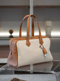 Large Capacity Cowhide Leather Tote Bag