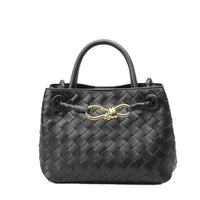 Premium Woven Cowhide Leather Handbag – Shoulder & Crossbody