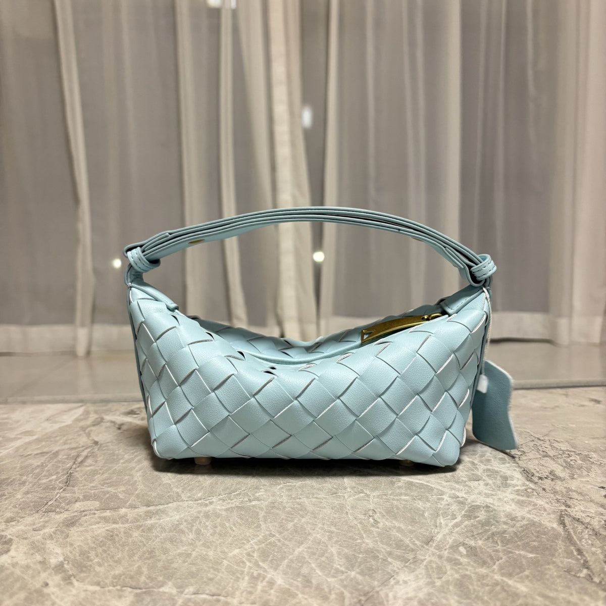 Woven Leather Mini Handbag – Women Shoulder Crossbody Bag