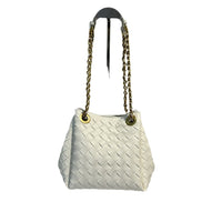 Women’s Handwoven Leather Chain Bag – Parachute Crossbody & Shoulder