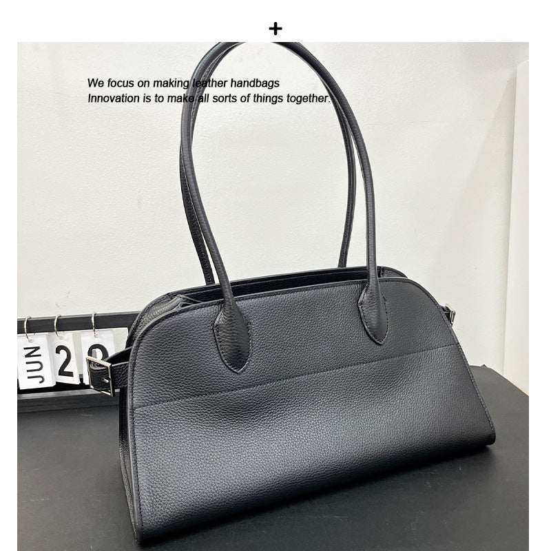 Vintage Genuine Leather Tote Bag for Women