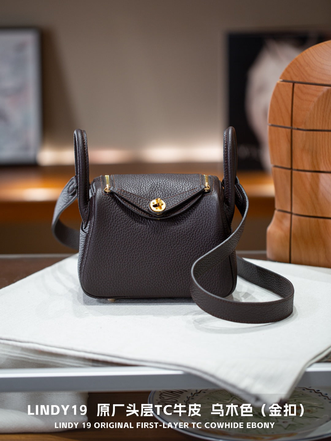 Genuine Cowhide Leather Handbag for Women