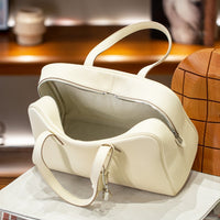 Large Capacity Cowhide Leather Tote Bag