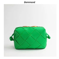 Women’s Quilted Leather Camera Bag – Handbag & Crossbody