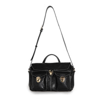 Genuine Leather Messenger Bag – Vintage Cowhide Shoulder & Handbag