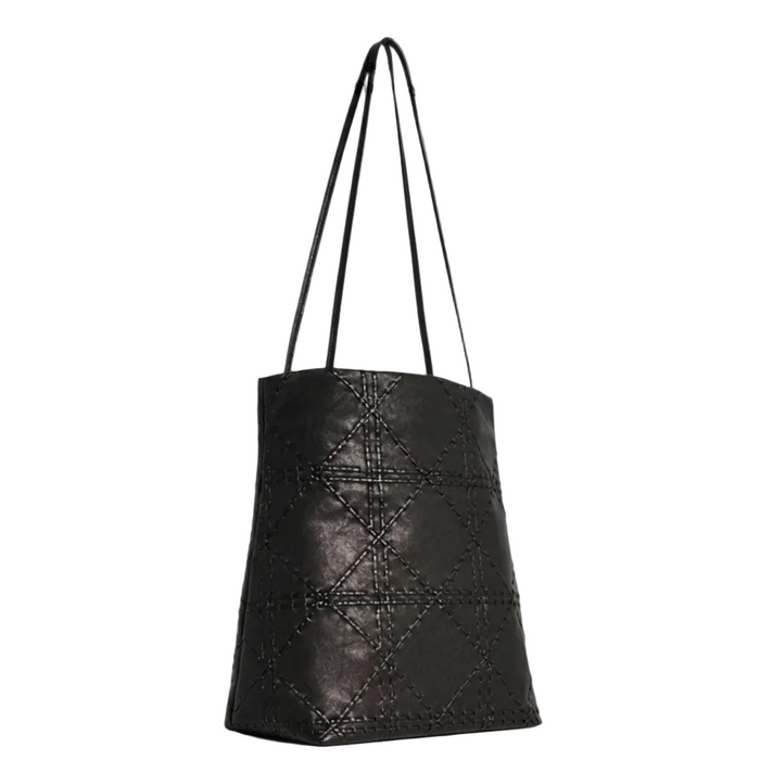 Women’s Chic Leather Bucket Bag – Small Elegant Crossbody Purse
