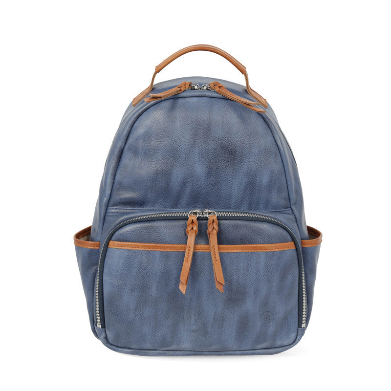 Genuine Leather Backpack – Travel & Laptop Bag