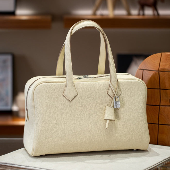 Large Capacity Cowhide Leather Tote Bag