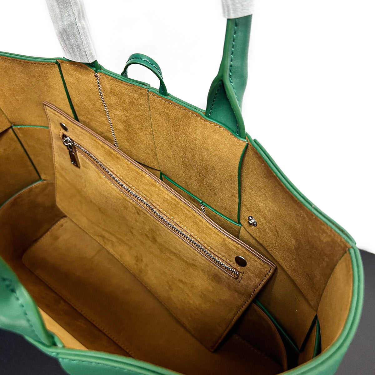 Vintage-Inspired Leather Tote & Crossbody Bag