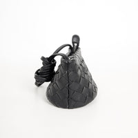 Genuine Leather Shoulder Bag – Woven Small Crossbody Bag