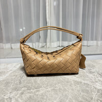 Woven Leather Mini Handbag – Women Shoulder Crossbody Bag