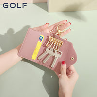 Women’s Key Holder Wallet – Multifunction Mini Key Case with Card Slots