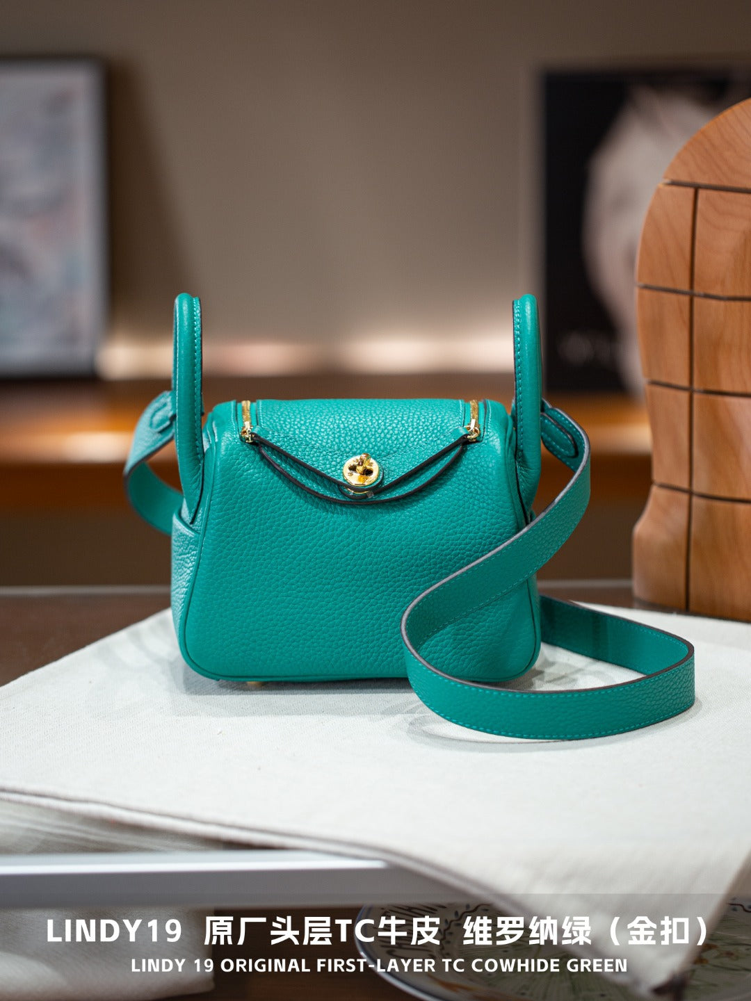 Genuine Cowhide Leather Handbag for Women