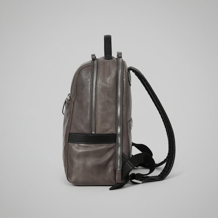 Women’s Full-Grain Dyed Leather Backpack – Genuine Leather Handbag
