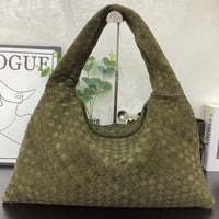 Vintage Chamois Leather Tote Bag for Women