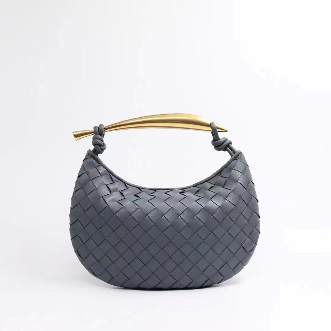 Wrinkled Cow Leather Shark Tote – Large Capacity Handbag