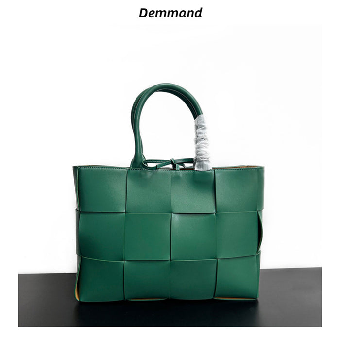 Vintage-Inspired Leather Tote & Crossbody Bag