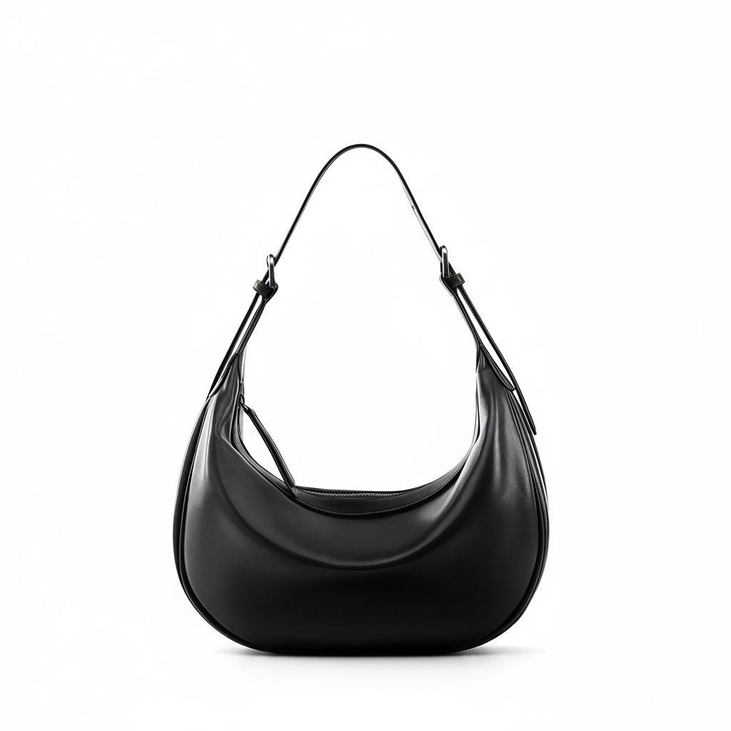 Cowhide Crescent Bag – Everyday Shoulder Bag