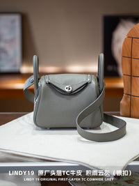 Genuine Cowhide Leather Handbag for Women