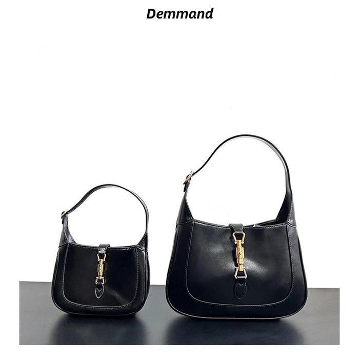 Minimalist Leather Shoulder Bag Women Underarm Crossbody Bag