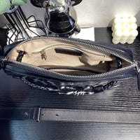 Woven Leather Luxury Handbag Women Crossbody Shoulder Bag