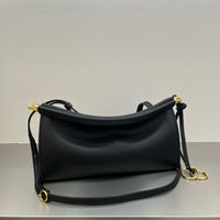 Minimalist Cowhide Leather Shoulder Bag – Square Handbag