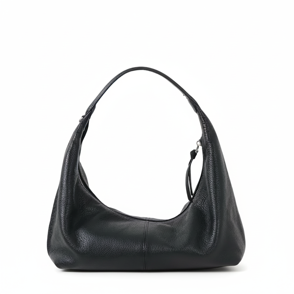 Soft Cowhide Underarm Bag – Large Shoulder Tote
