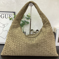 Vintage Chamois Leather Tote Bag for Women