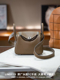 Genuine Cowhide Leather Handbag for Women