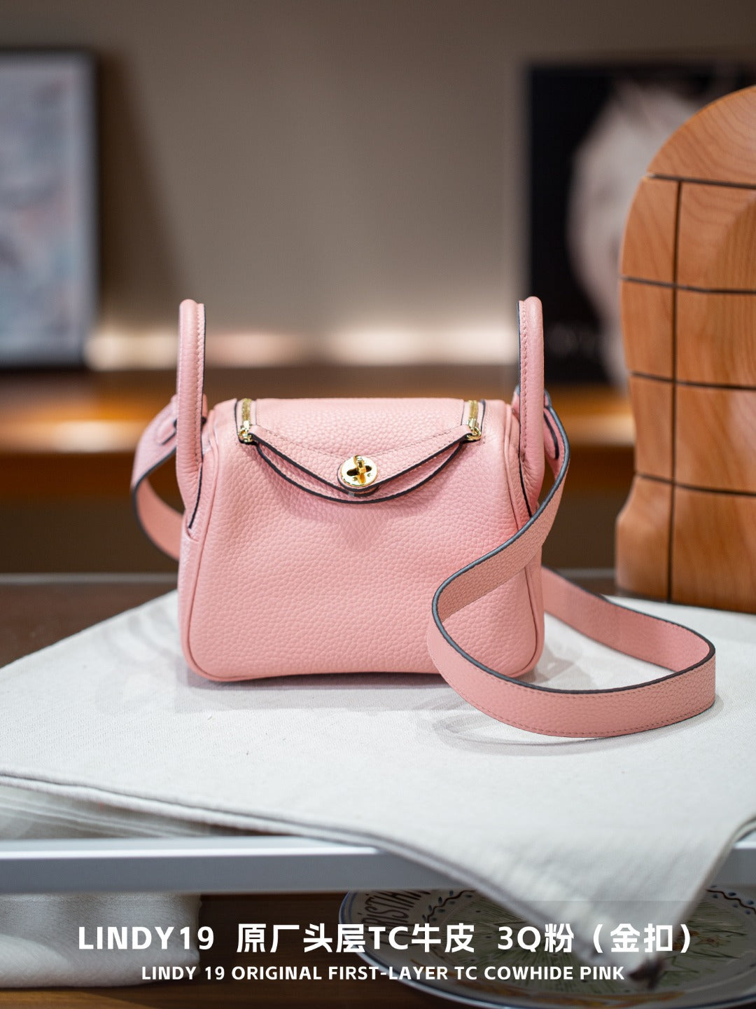 Genuine Cowhide Leather Handbag for Women