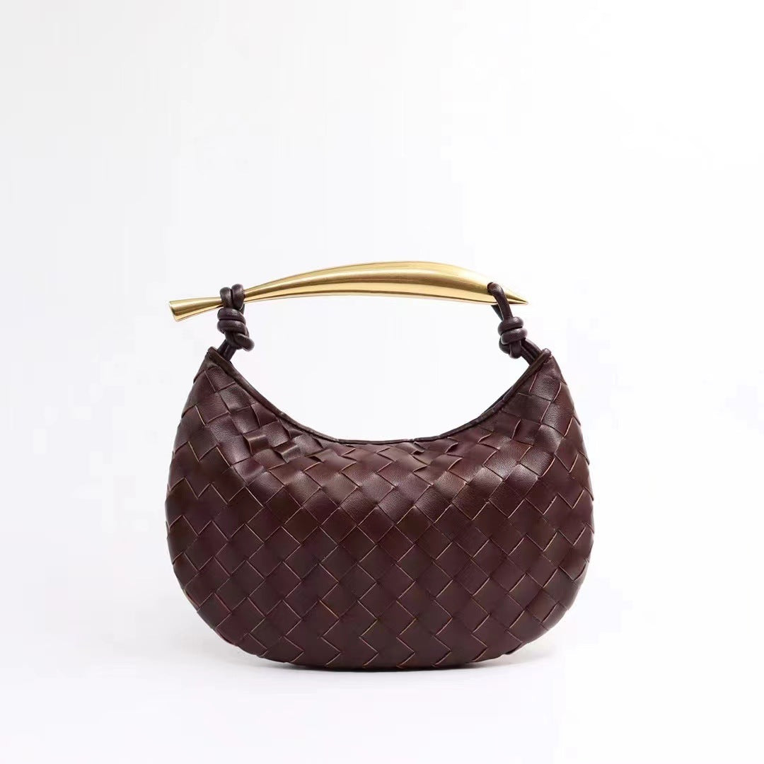 Wrinkled Cow Leather Shark Tote – Large Capacity Handbag