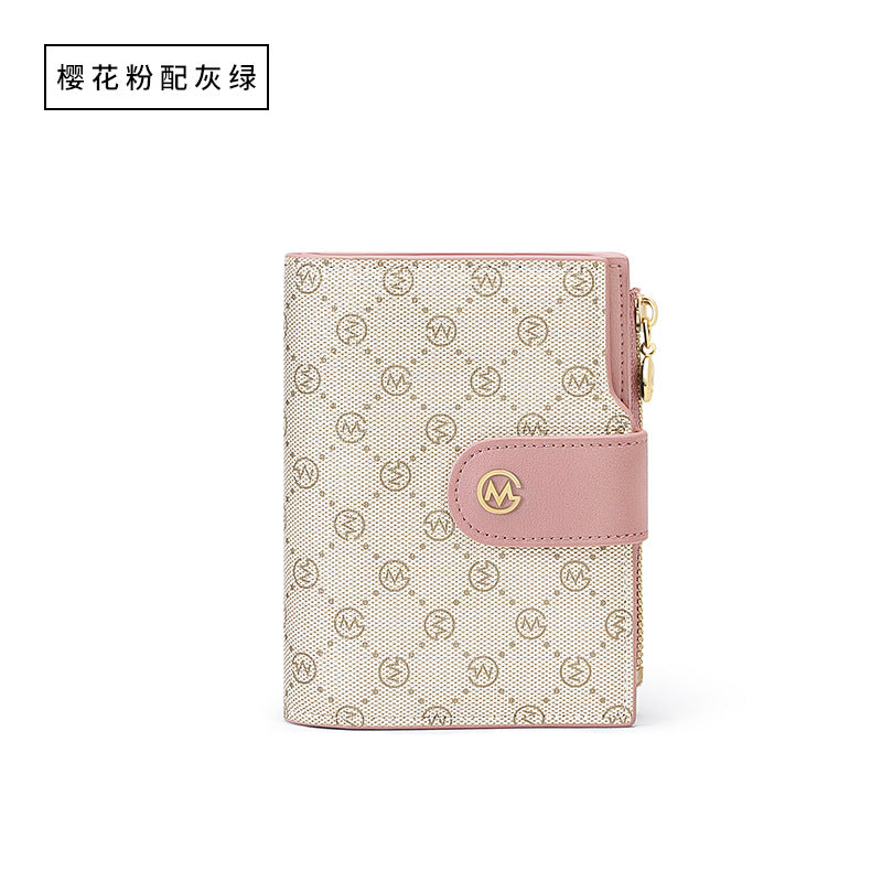Women’s Printed Wallet – Large Capacity Card Holder and Coin Purse