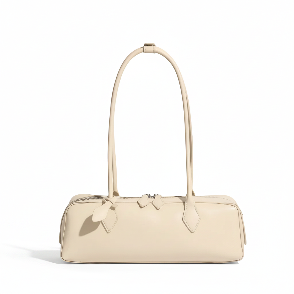 Leather Baguette Bag – Large Underarm Shoulder Bag