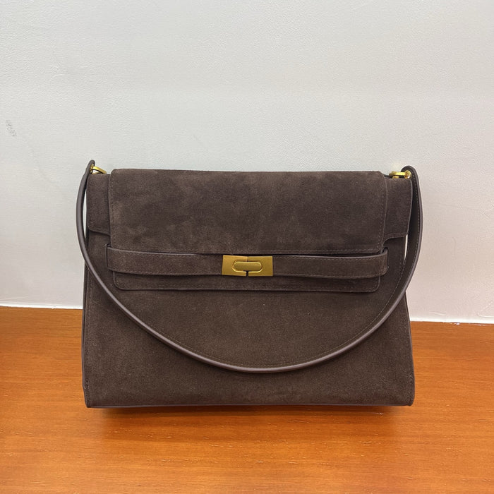 Nubuck Suede Mini Tote & Crossbody Bag