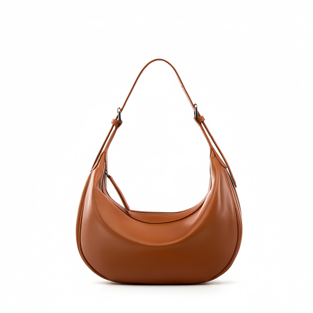 Cowhide Crescent Bag – Everyday Shoulder Bag