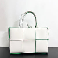 Women’s Woven Leather Tote Bag – Large Handbag Shoulder & Crossbody