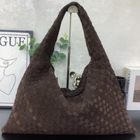 Vintage Chamois Leather Tote Bag for Women