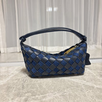 Woven Leather Mini Handbag – Women Shoulder Crossbody Bag