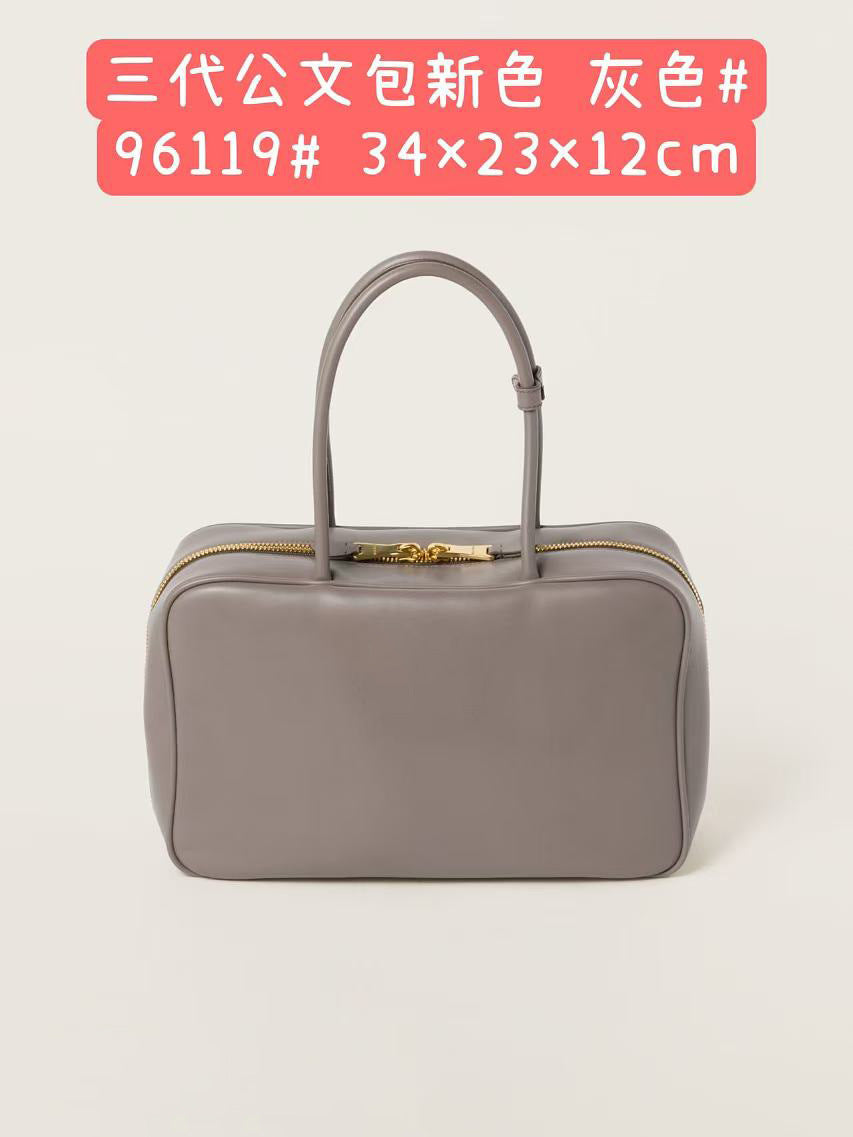 Women’s Leather Tote Bag – Large Vintage Briefcase Shoulder Bag