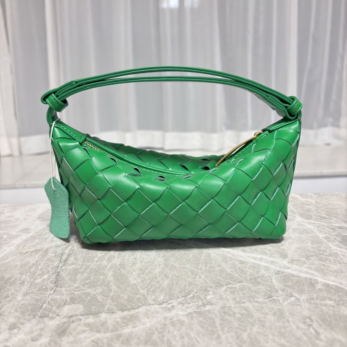 Woven Leather Mini Handbag – Women Shoulder Crossbody Bag