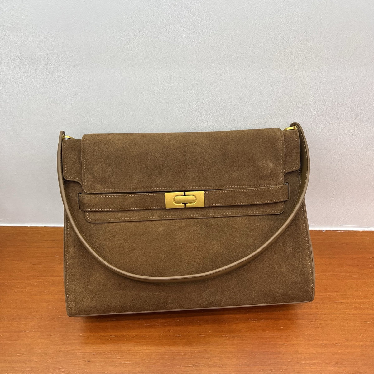 Nubuck Suede Mini Tote & Crossbody Bag