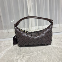 Woven Leather Mini Handbag – Women Shoulder Crossbody Bag