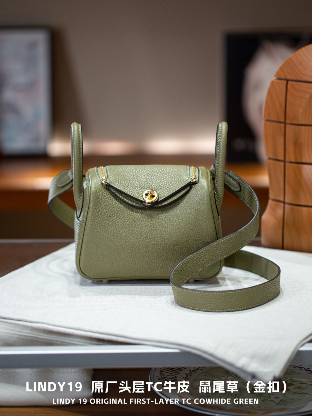 Genuine Cowhide Leather Handbag for Women