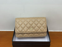 Quilted Cowhide Leather Mini Crossbody Bag