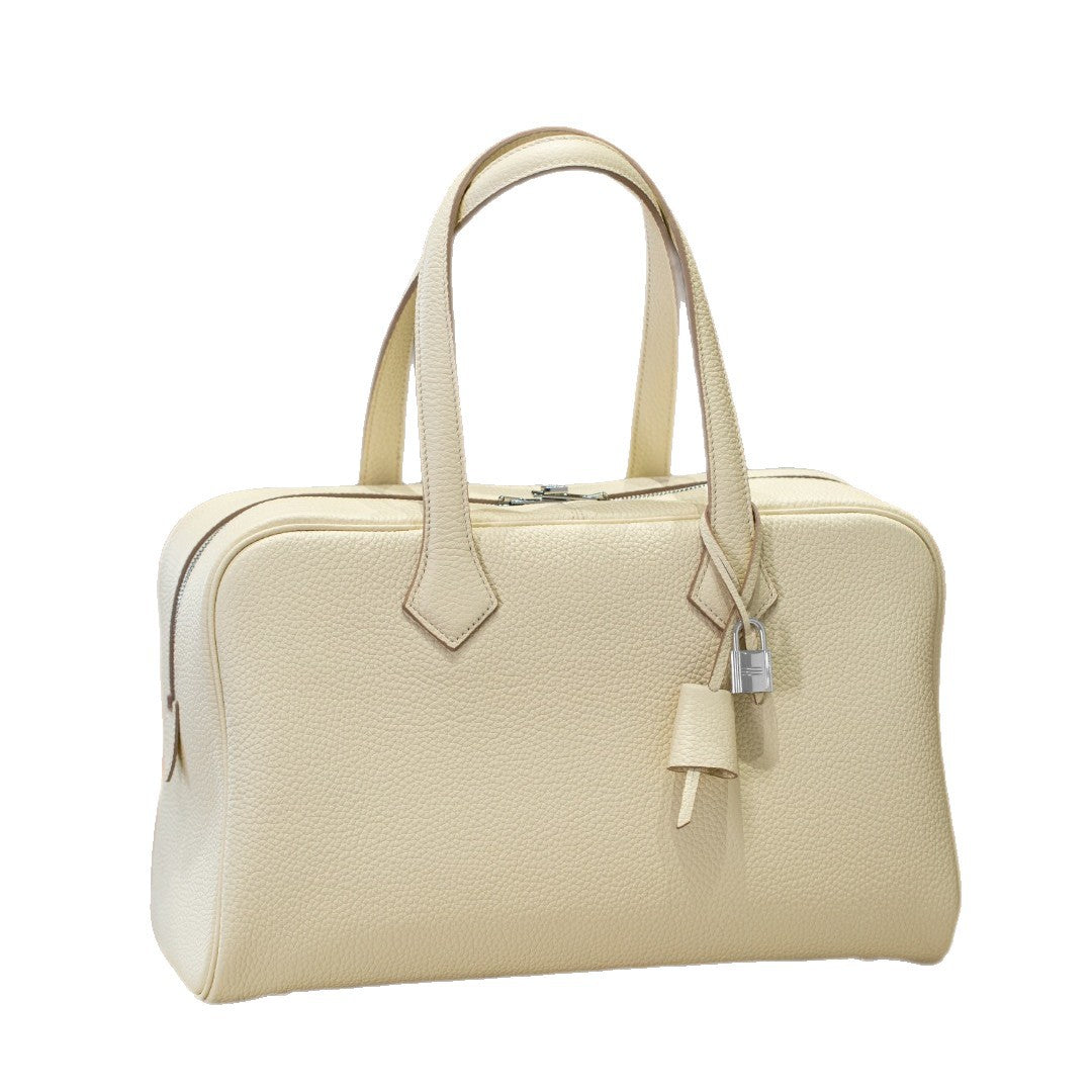 Large Capacity Cowhide Leather Tote Bag